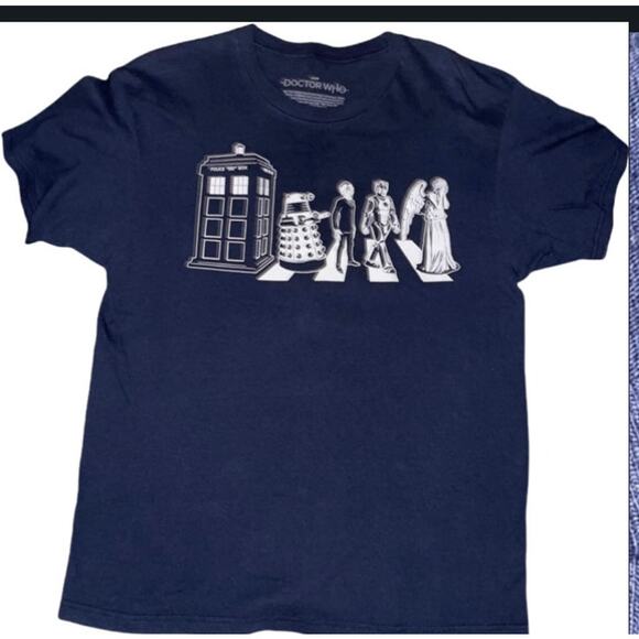 Doctor Who Graphic Tee Shirt Sz M EUC - Picture 1 of 3